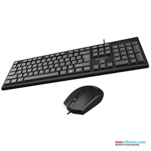 Meetion MT-C100 Wired Keyboard & Mouse Combo Pack (6M)